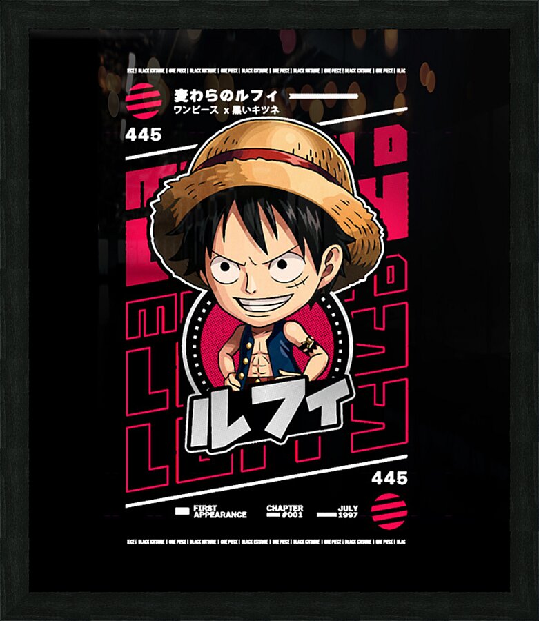 One Piece 33 Picture Frame print