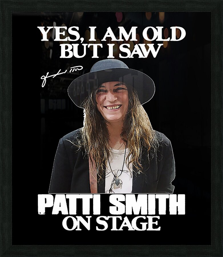 Patti Smith 2 Picture Frame print