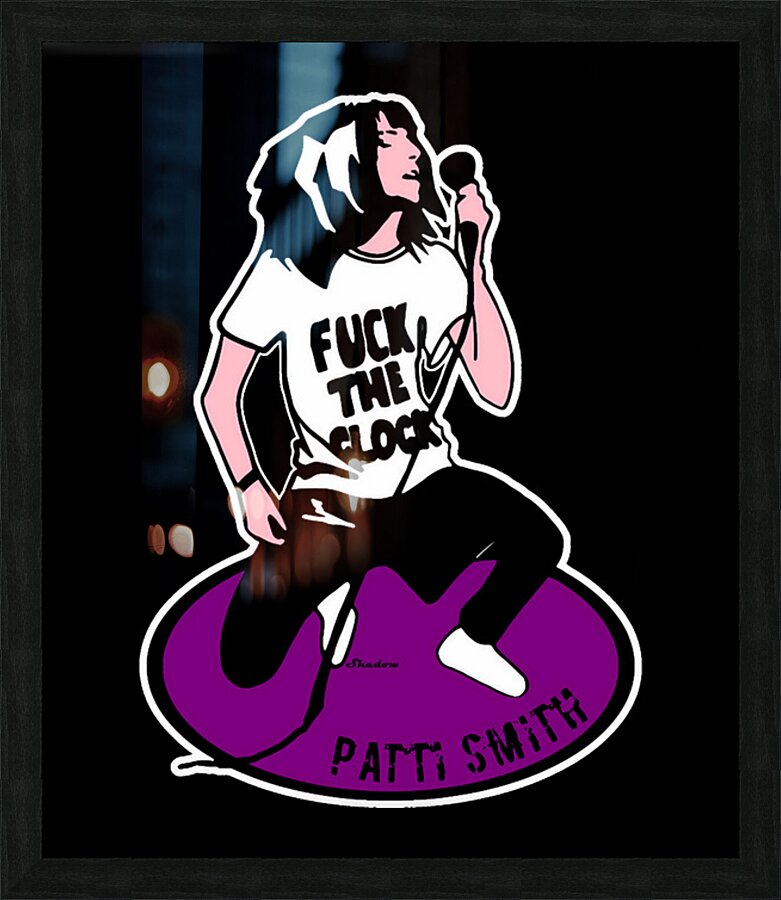 Patti Smith 7 Picture Frame print