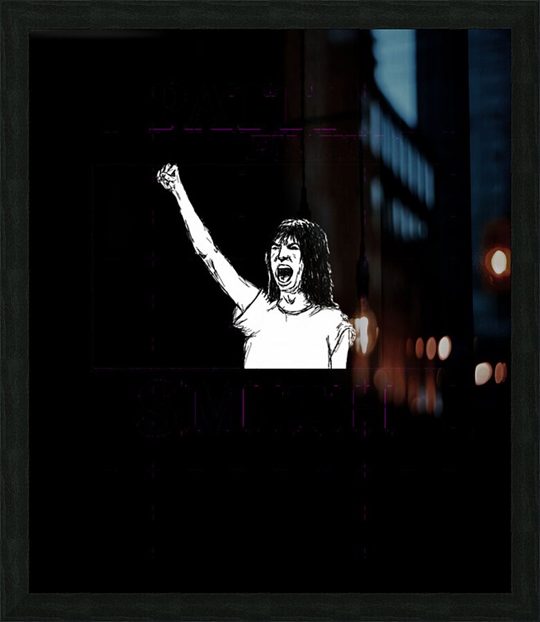 Patti Smith 15 Picture Frame print