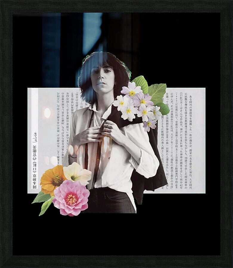 Patti Smith 20 Picture Frame print