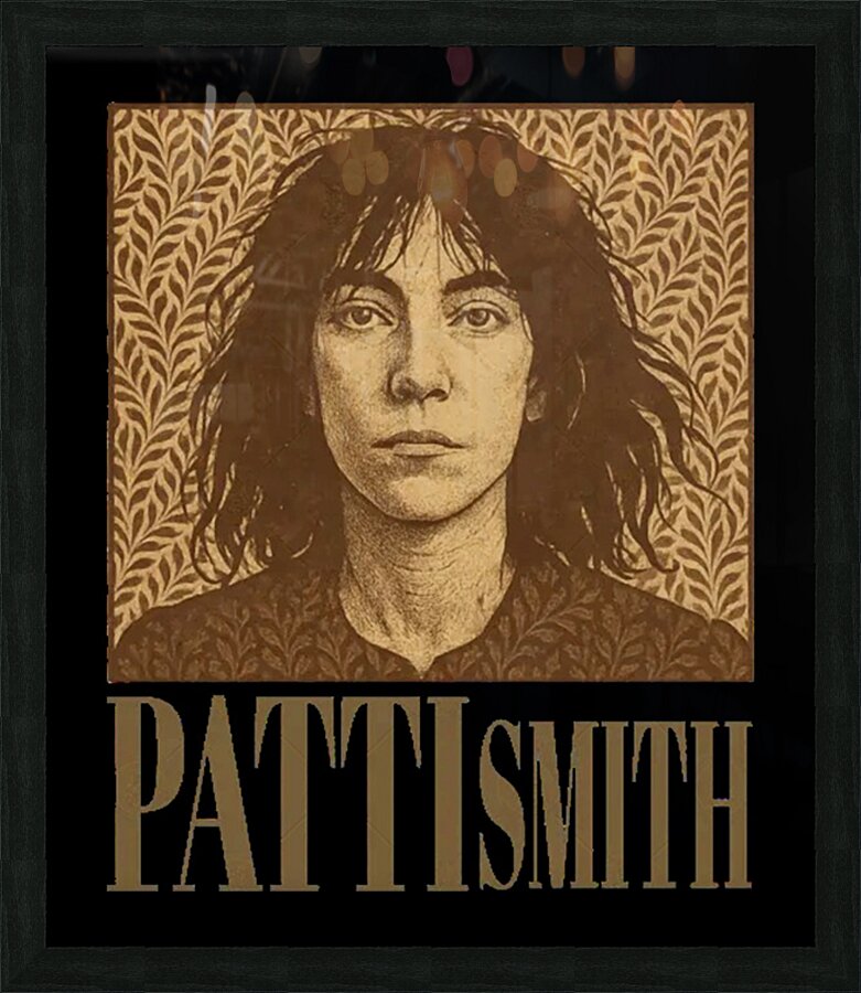 Patti Smith 48 Picture Frame print