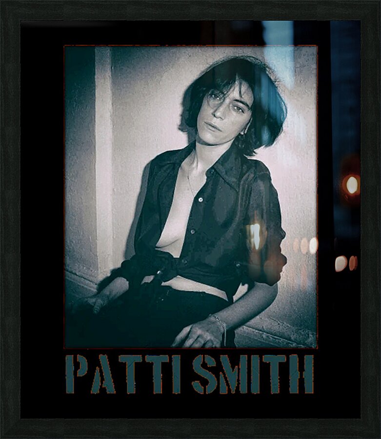 Patti Smith 50 Picture Frame print