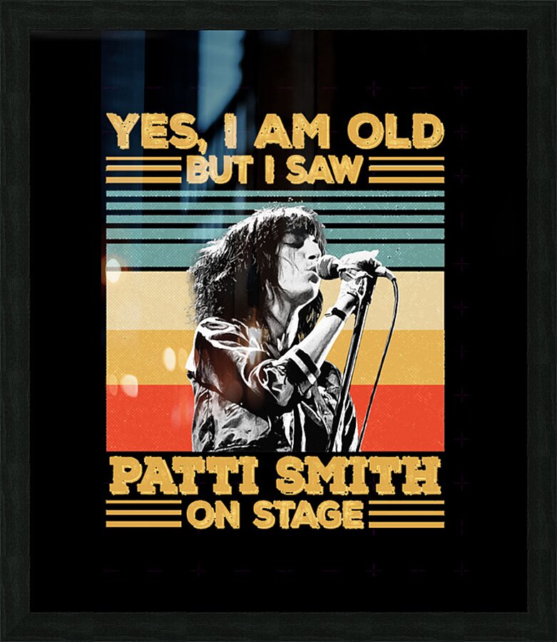 Patti Smith 3 Picture Frame print
