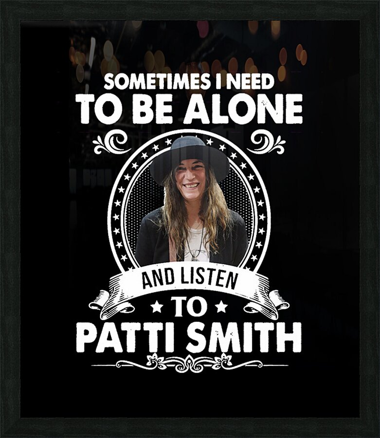 Patti Smith 7 Picture Frame print