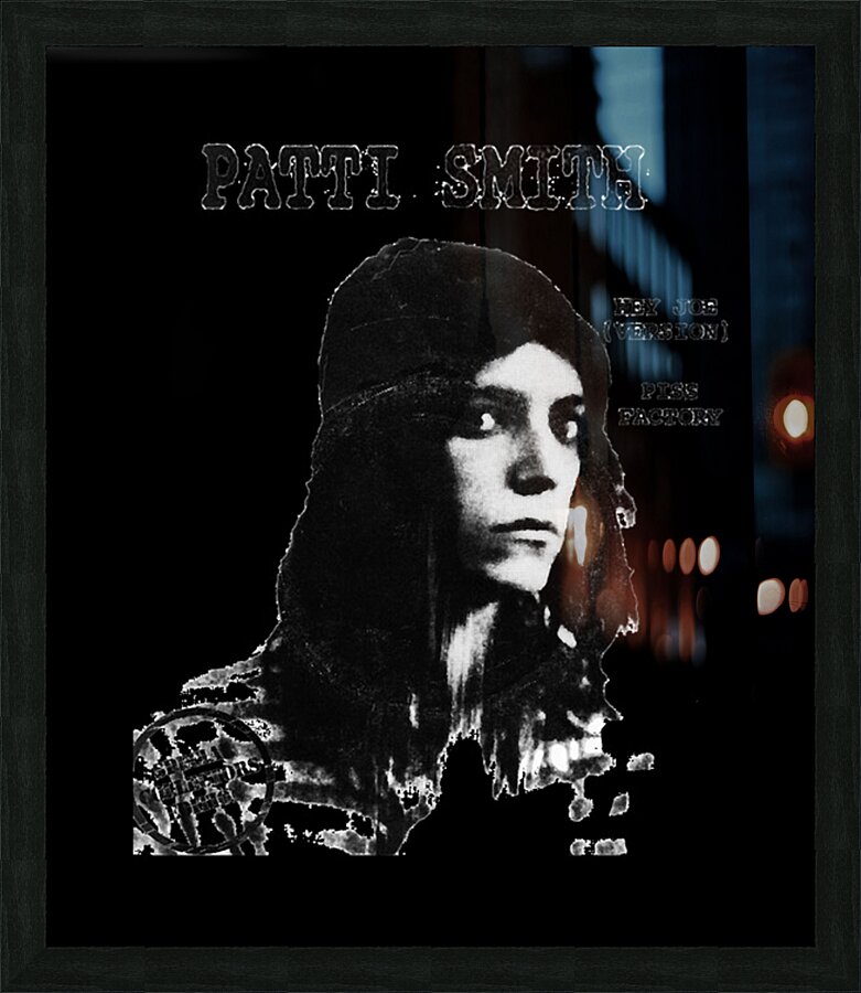 Patti Smith 10 Picture Frame print