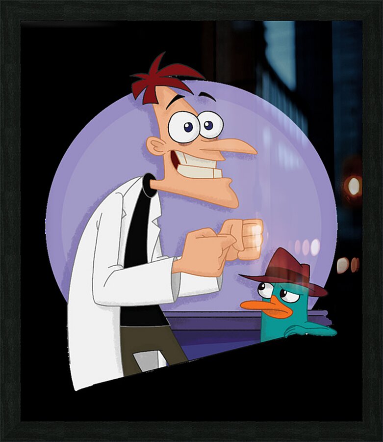 Phineas and Ferb 21 Picture Frame print