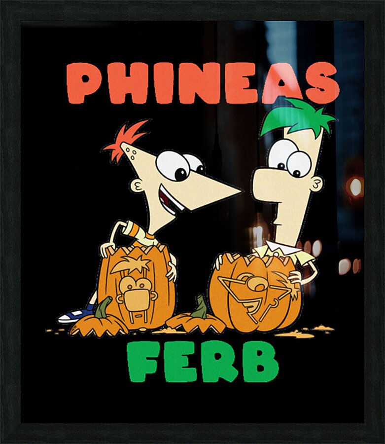 Phineas and Ferb 21 Picture Frame print