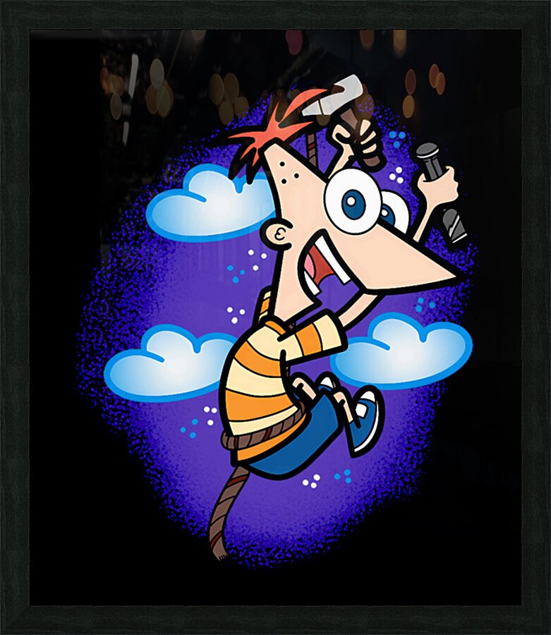 Phineas and Ferb 35 Picture Frame print