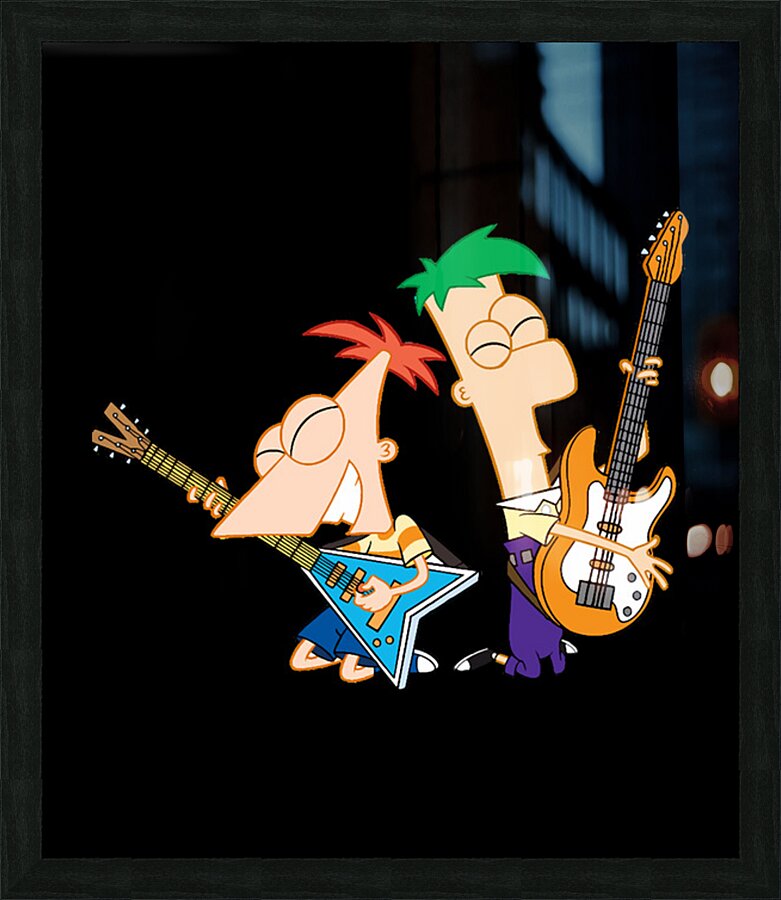 Phineas and Ferb 42 Picture Frame print