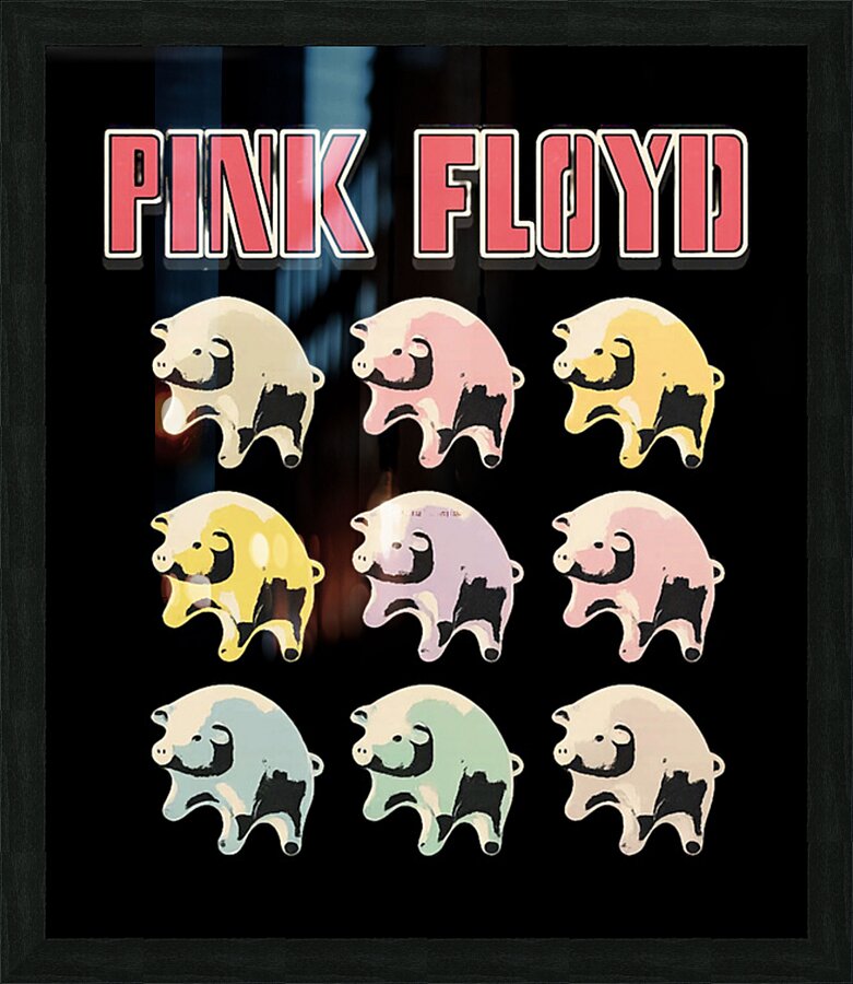 Pink Floyd 7 Picture Frame print