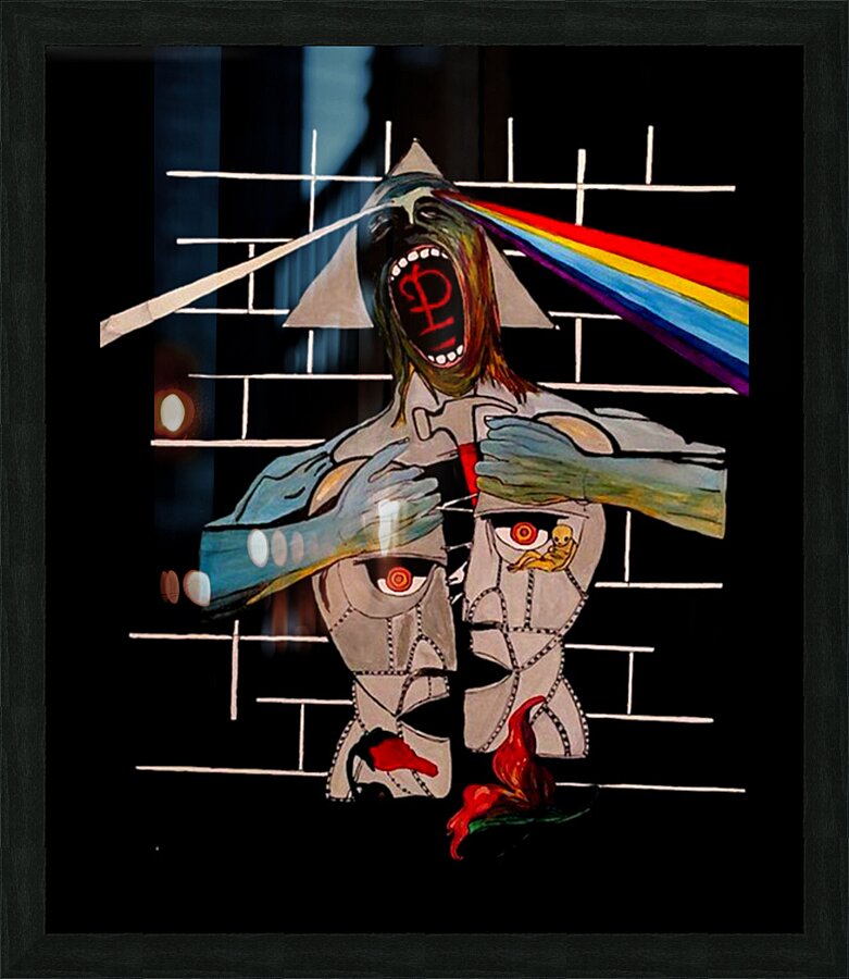 Pink Floyd 9 Picture Frame print