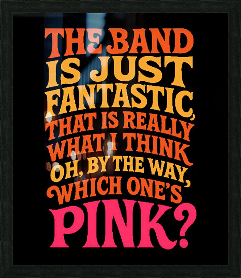Pink Floyd 20 Picture Frame print