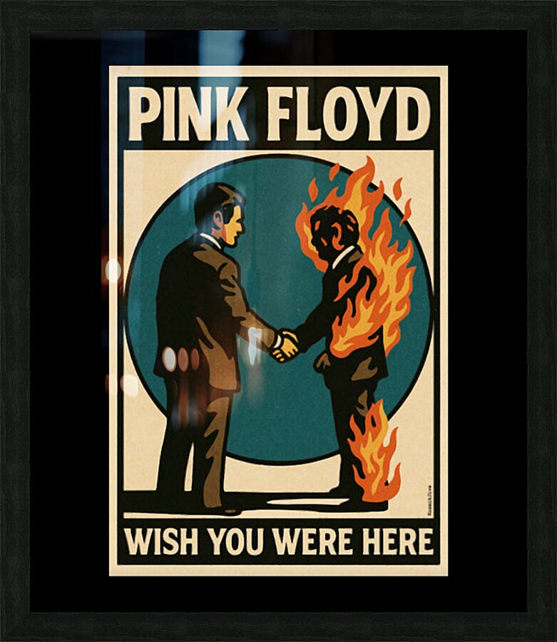 Pink Floyd 45 Picture Frame print