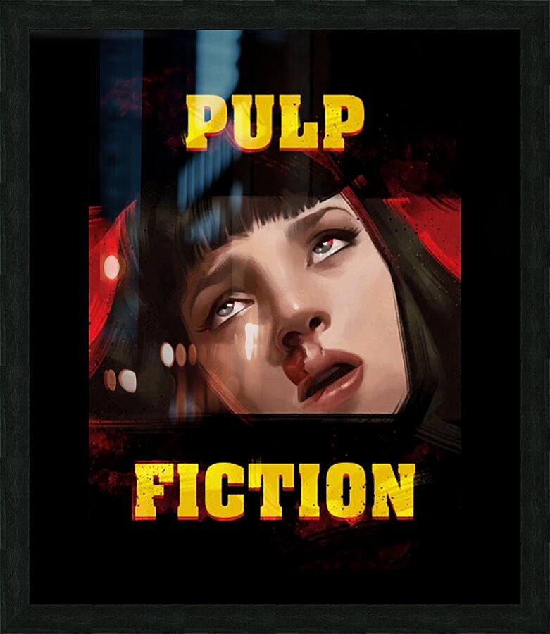 Pulp Fiction 3 Picture Frame print