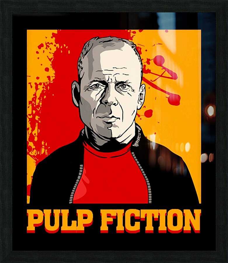 Pulp Fiction 36 Picture Frame print