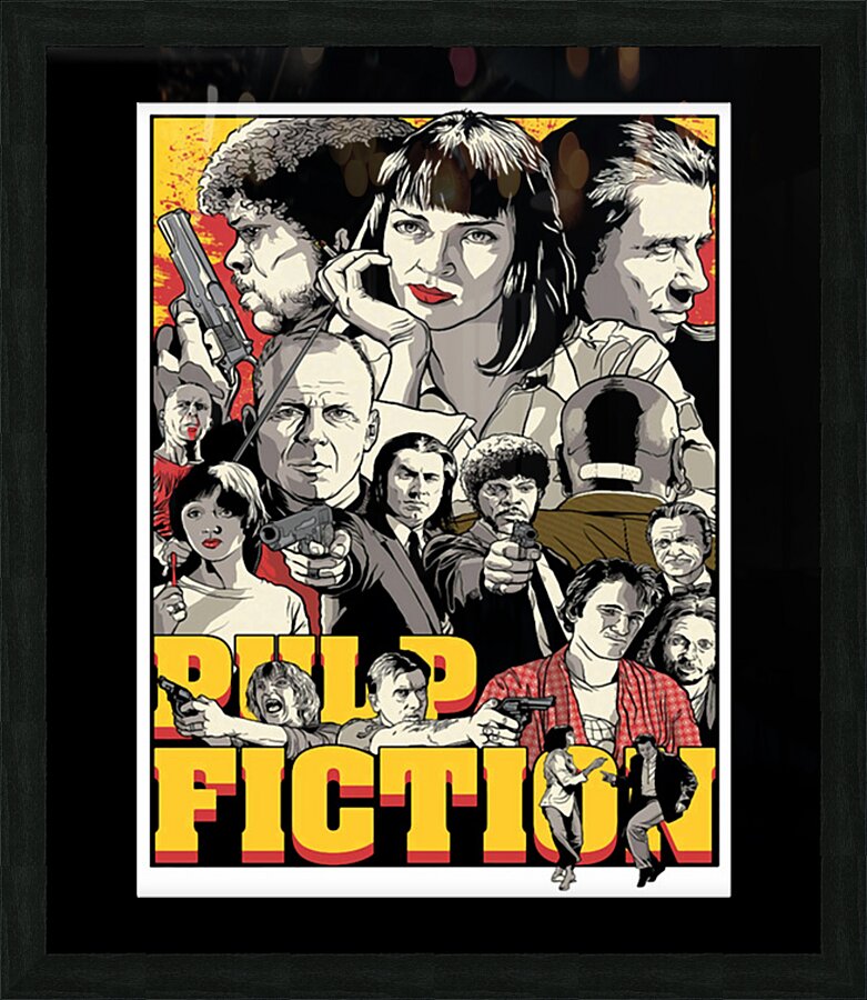 Pulp Fiction 40 Picture Frame print