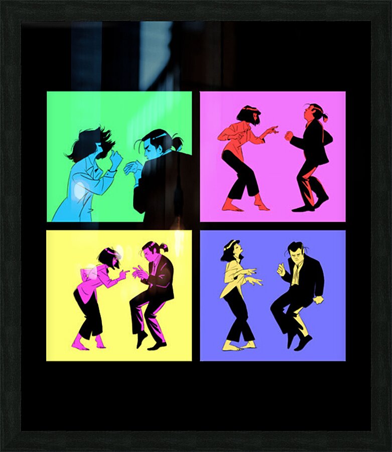 Pulp Fiction 45 Picture Frame print