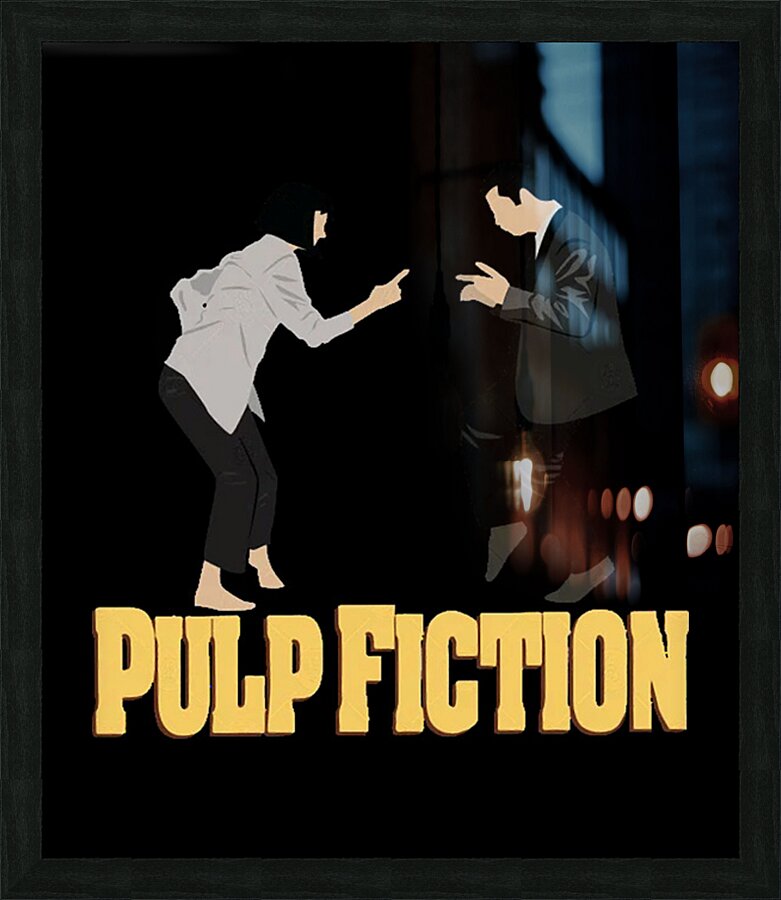 Pulp Fiction 3 Picture Frame print