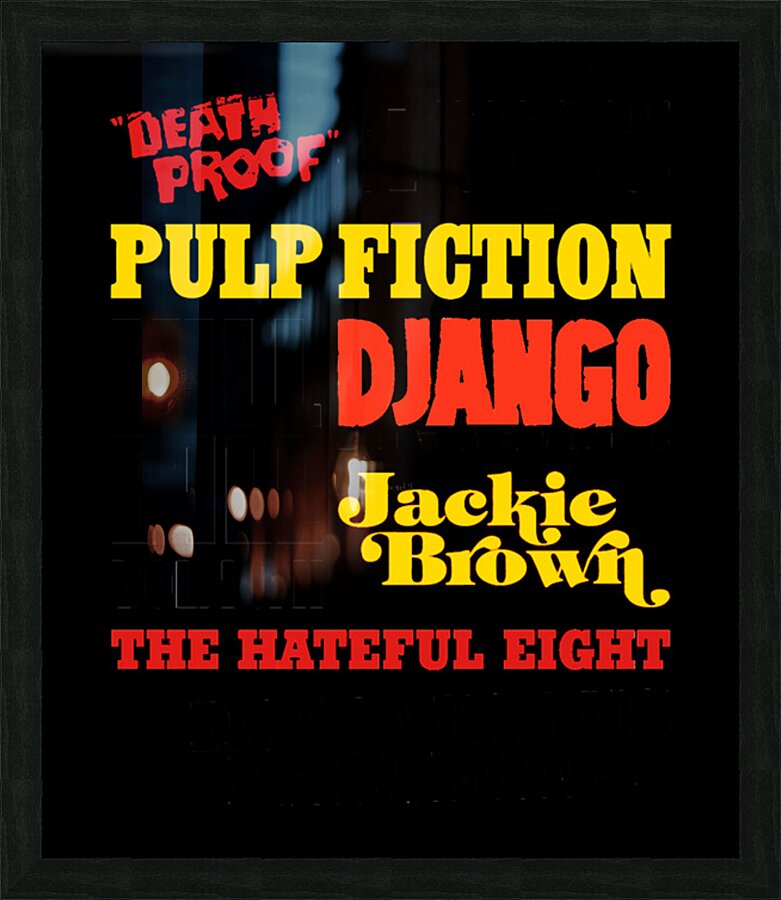 Pulp Fiction 7 Picture Frame print