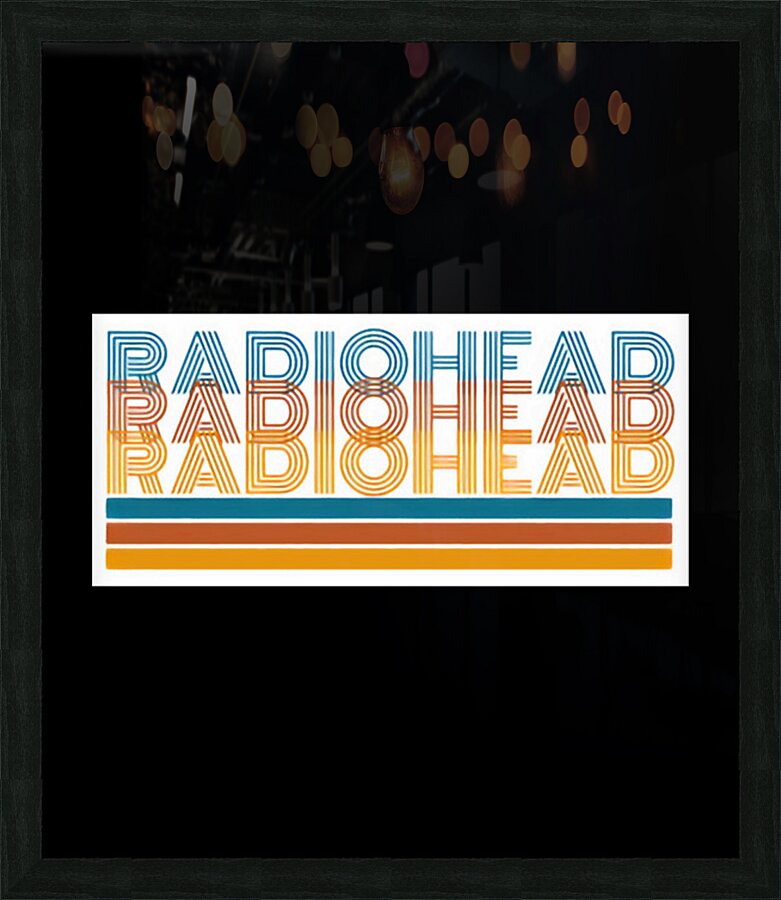 Radiohead 12 Picture Frame print