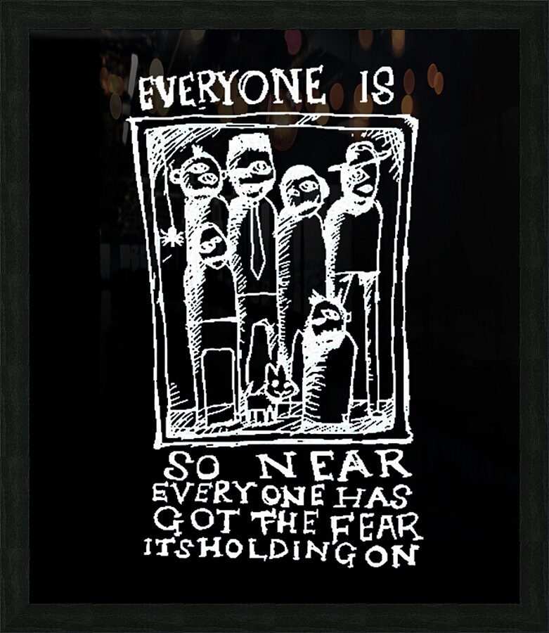 Radiohead 33 Picture Frame print