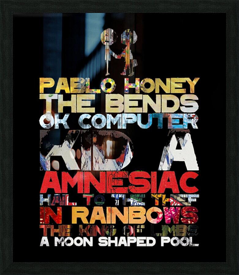 Radiohead 39 Picture Frame print