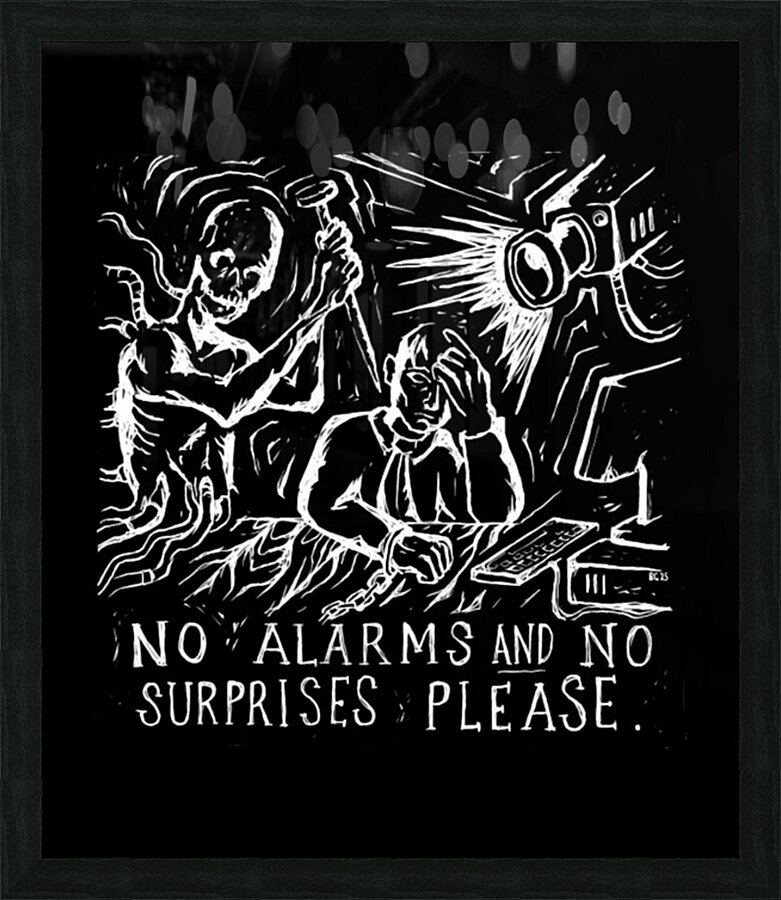 Radiohead 43 Picture Frame print