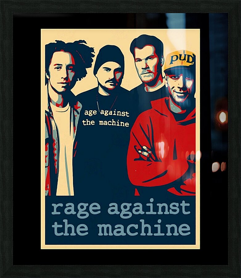 Rage Against the Machine 7 Picture Frame print
