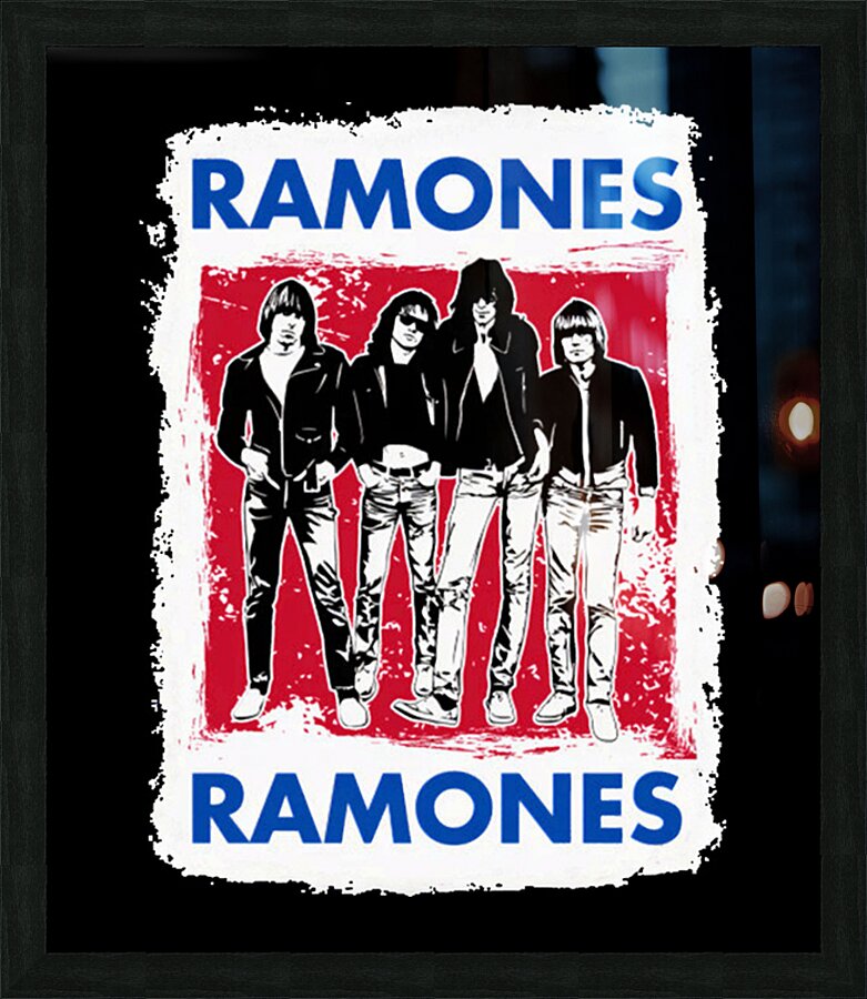 Ramones 4 Picture Frame print