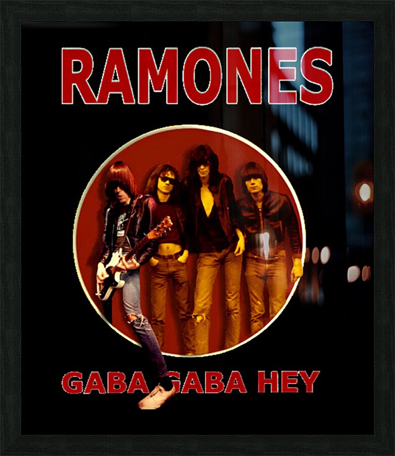 Ramones 6 Picture Frame print