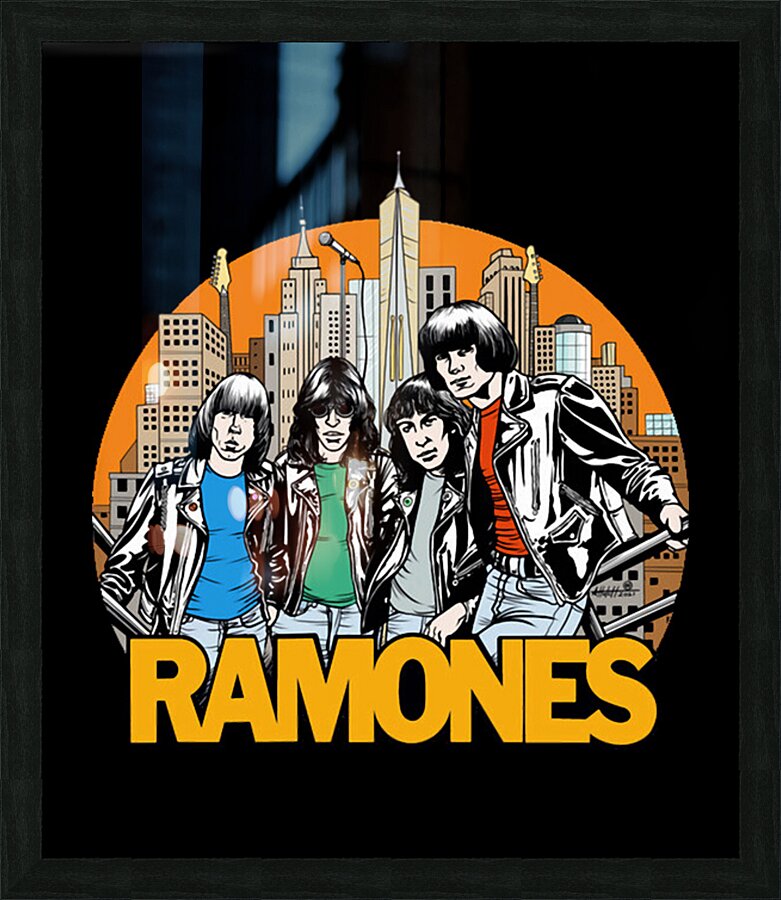 Ramones 8 Picture Frame print