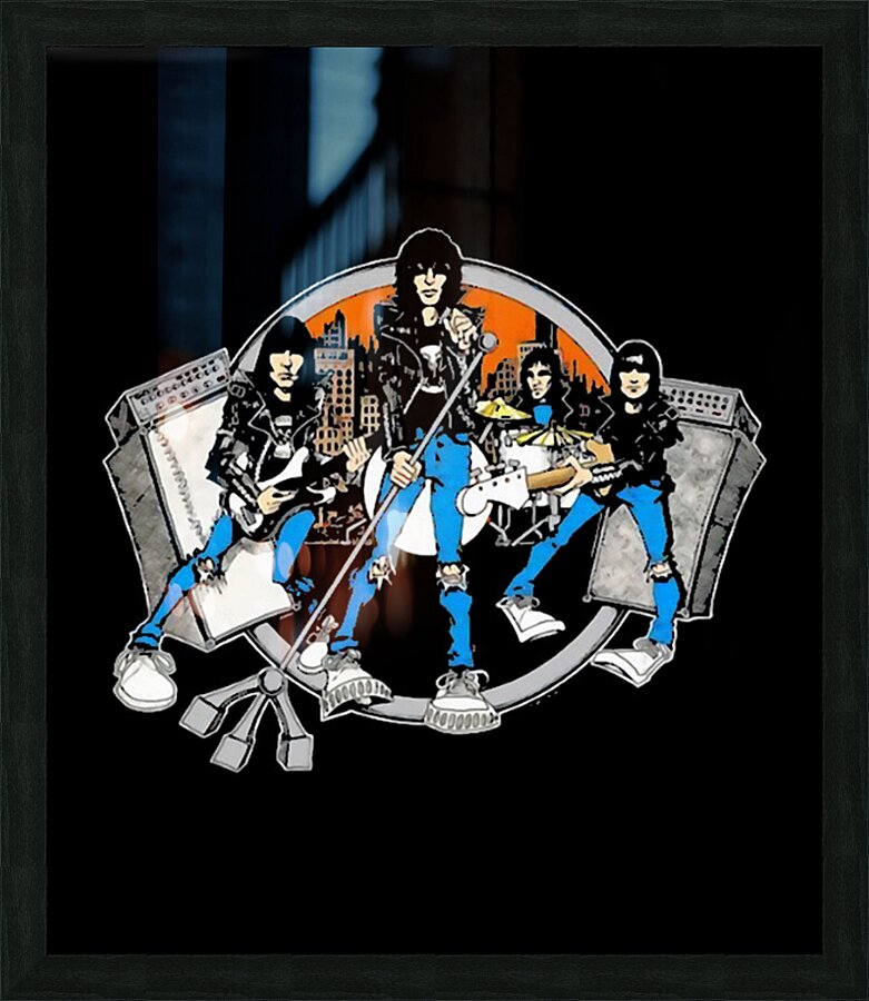 Ramones 12 Picture Frame print