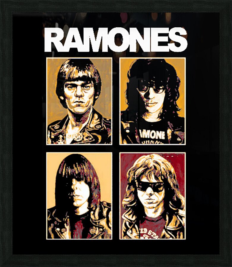 Ramones 14 Picture Frame print