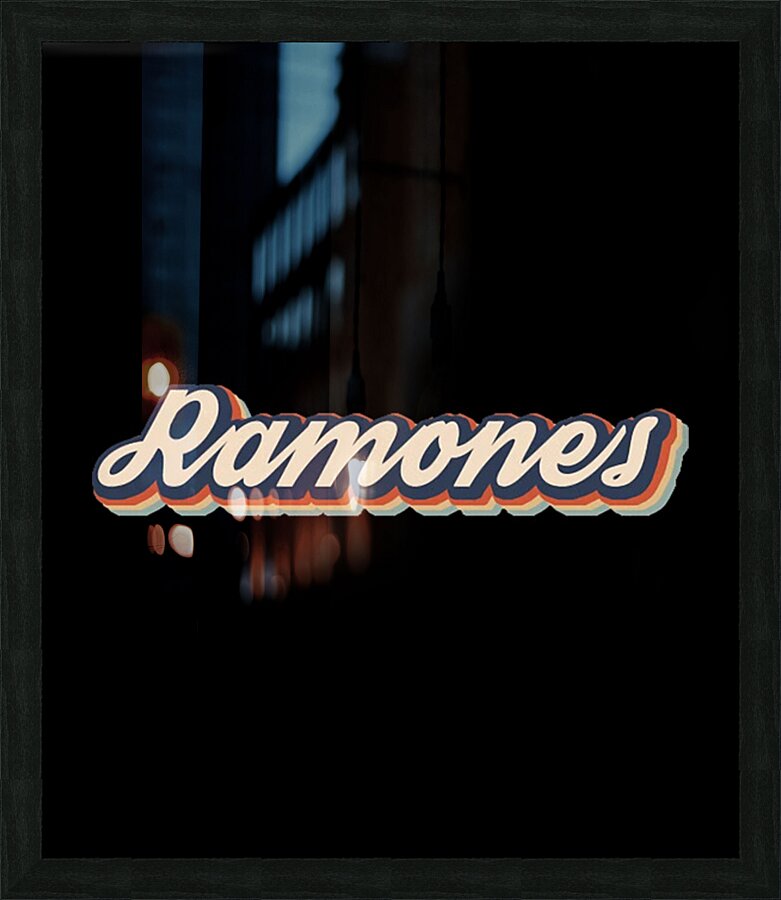 Ramones 26 Picture Frame print