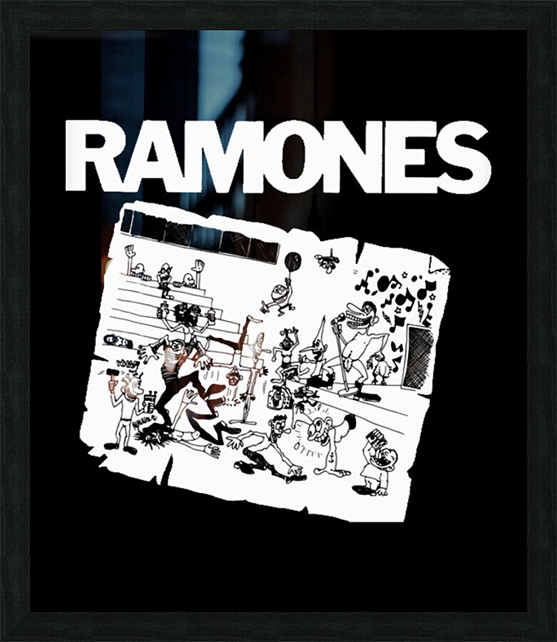 Ramones 29 Picture Frame print