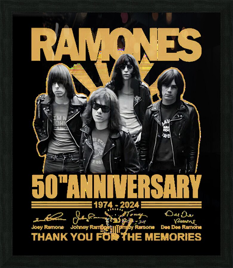 Ramones 33 Picture Frame print