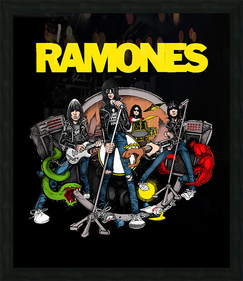 Ramones 39 Picture Frame print
