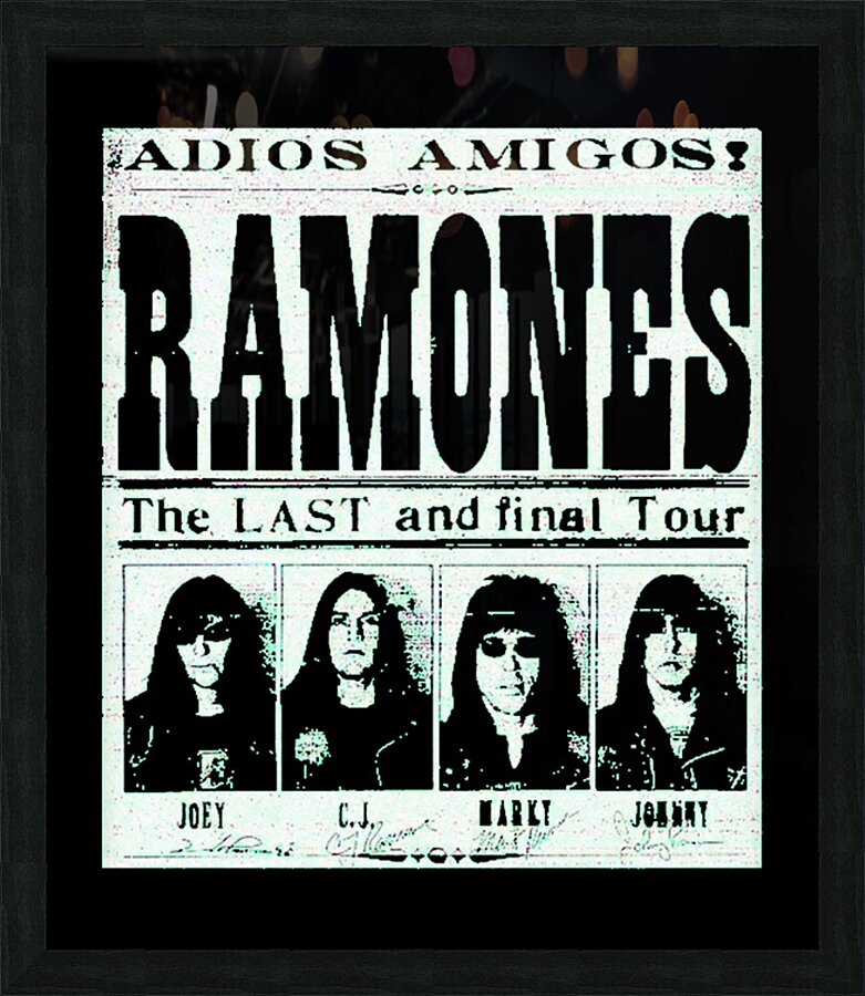 Ramones 43 Picture Frame print