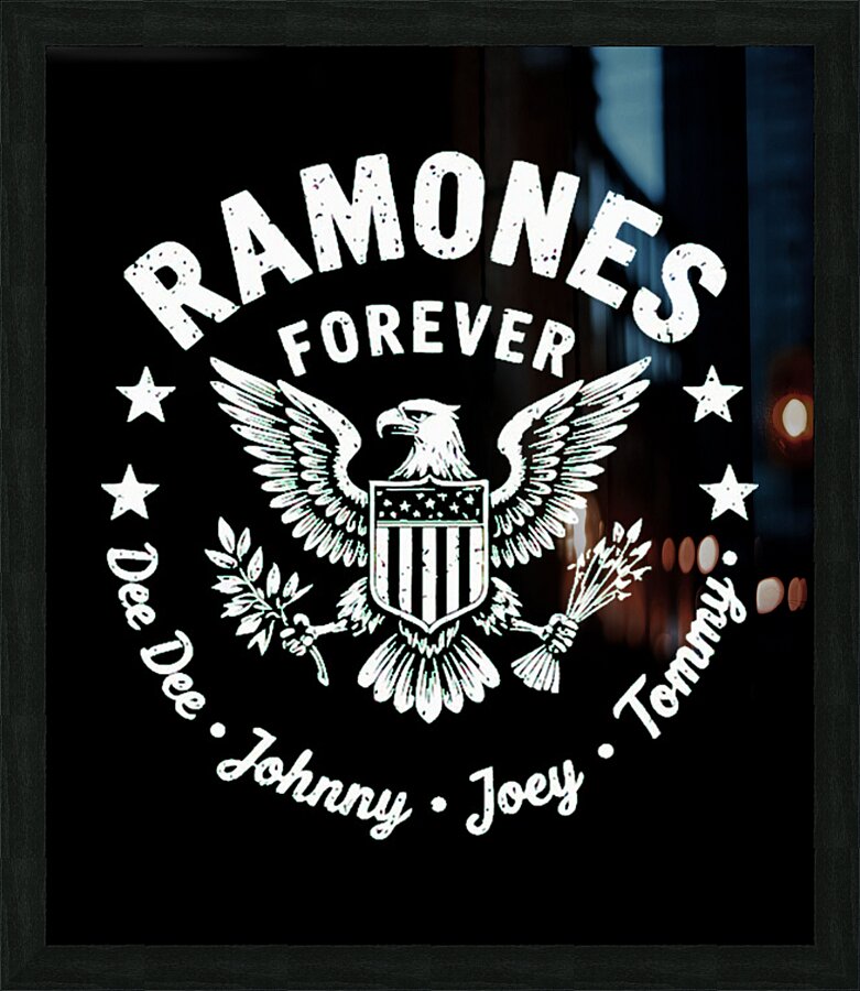 Ramones 52 Picture Frame print