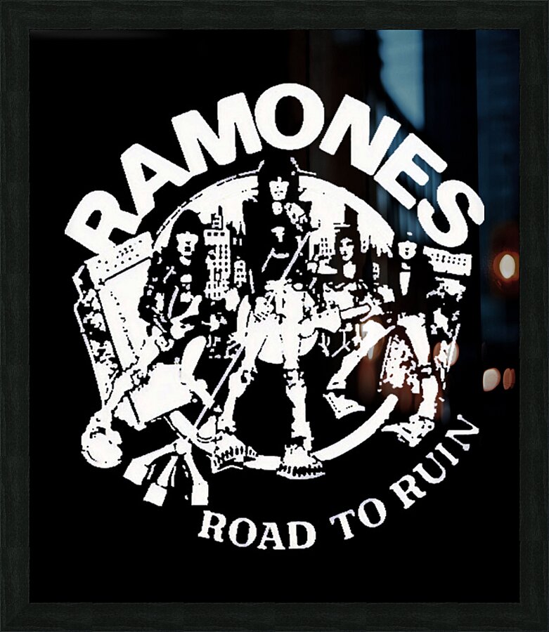 Ramones 53 Picture Frame print