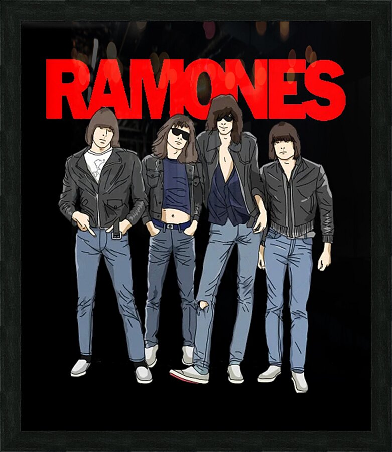 Ramones 55 Picture Frame print