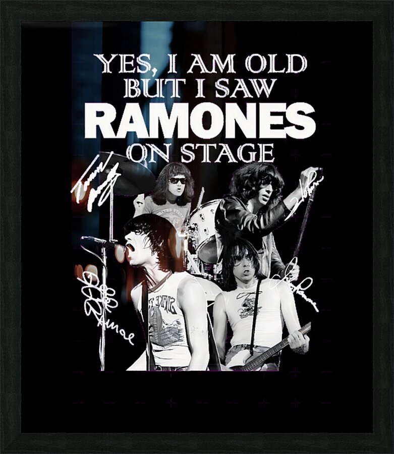 Ramones 5 Picture Frame print