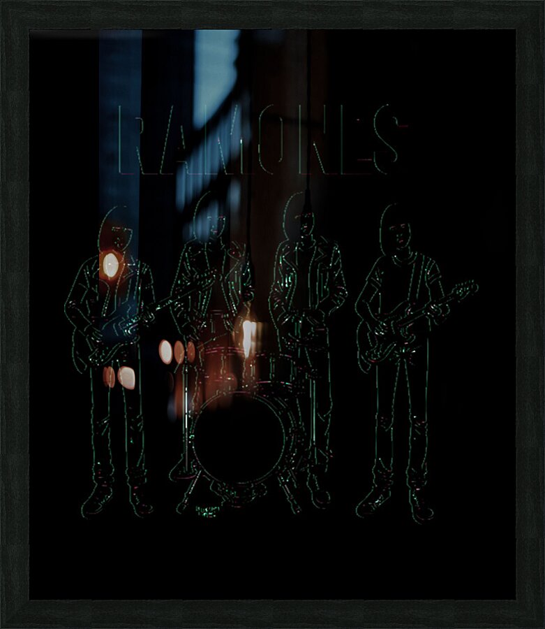 Ramones 10 Picture Frame print