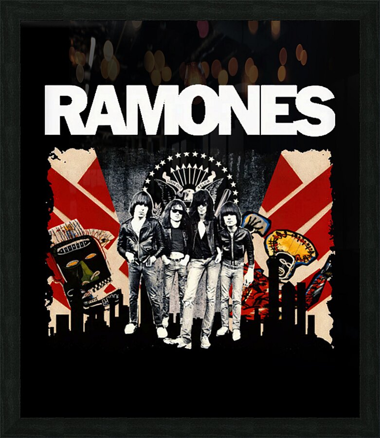 Ramones 12 Picture Frame print