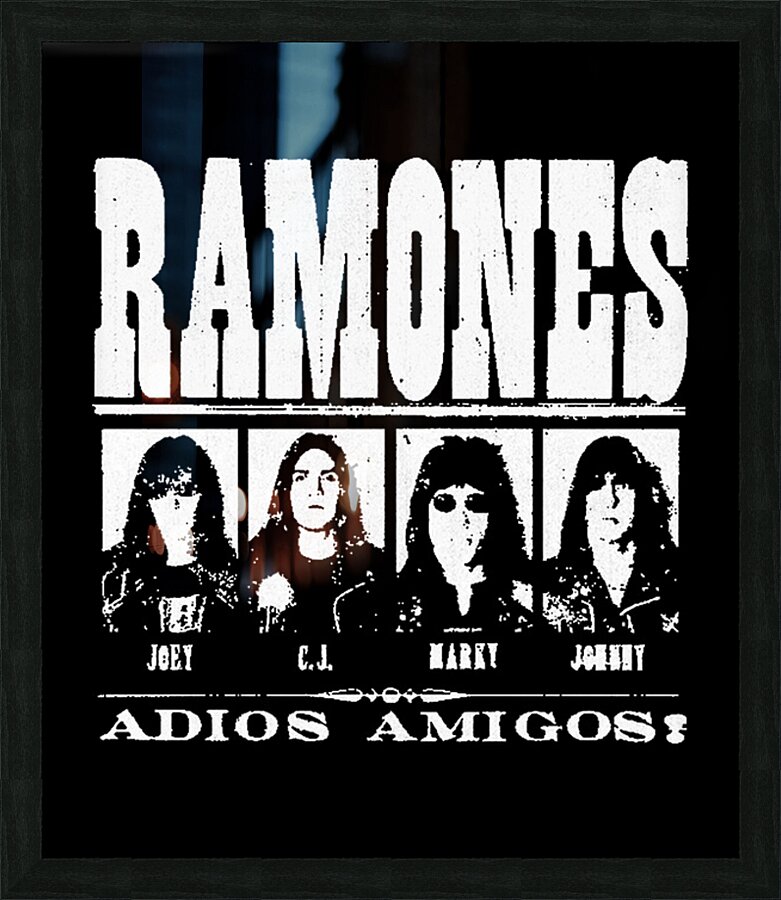 Ramones 14 Picture Frame print