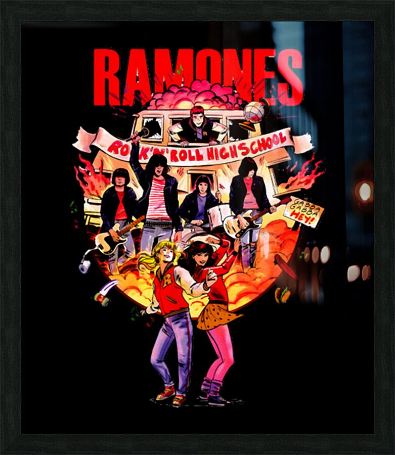Ramones 16 Picture Frame print