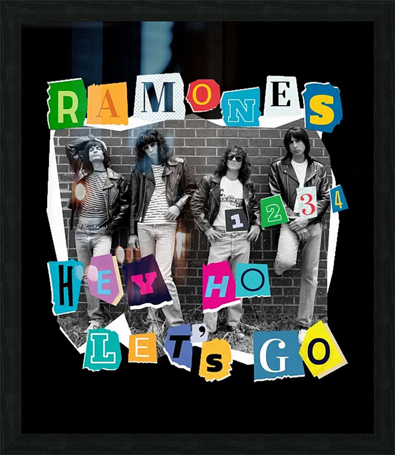 Ramones 18 Picture Frame print