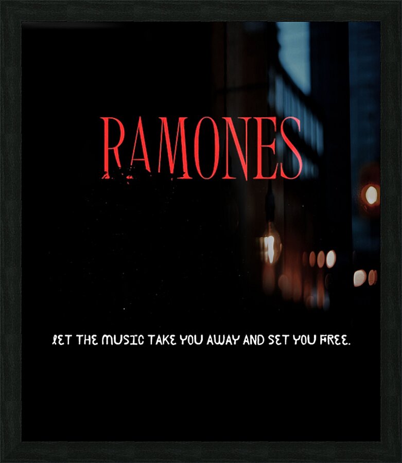 Ramones 20 Picture Frame print