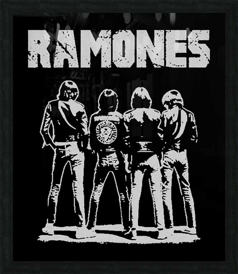 Ramones 24 Picture Frame print
